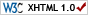 Valid XHTML 1.0 Transitional